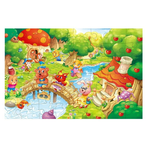 Rompecabezas Gigante Bosque de Colores WUUNDENTOY Wuundentoy 4801