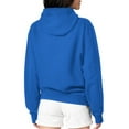 thumbnail image 2 of Women's G-III 4Her by Carl Banks Royal New York Mets Double Heart Fleece Pullover Hoodie, 2 of 2