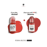 Perma Blend Permanent Makeup for Modifying Colors, Used for All Permanent Makeup Procedures - Blushed 1/2oz