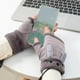 thumbnail image 5 of Guantes con calefacción de invierno Biking Cálido Mittens Mittens USB Indoor Al aire libre Tamaño sin aislado térmico Suministros para el hogar Gris, 1 par seitruly HA011726-02, 5 of 7