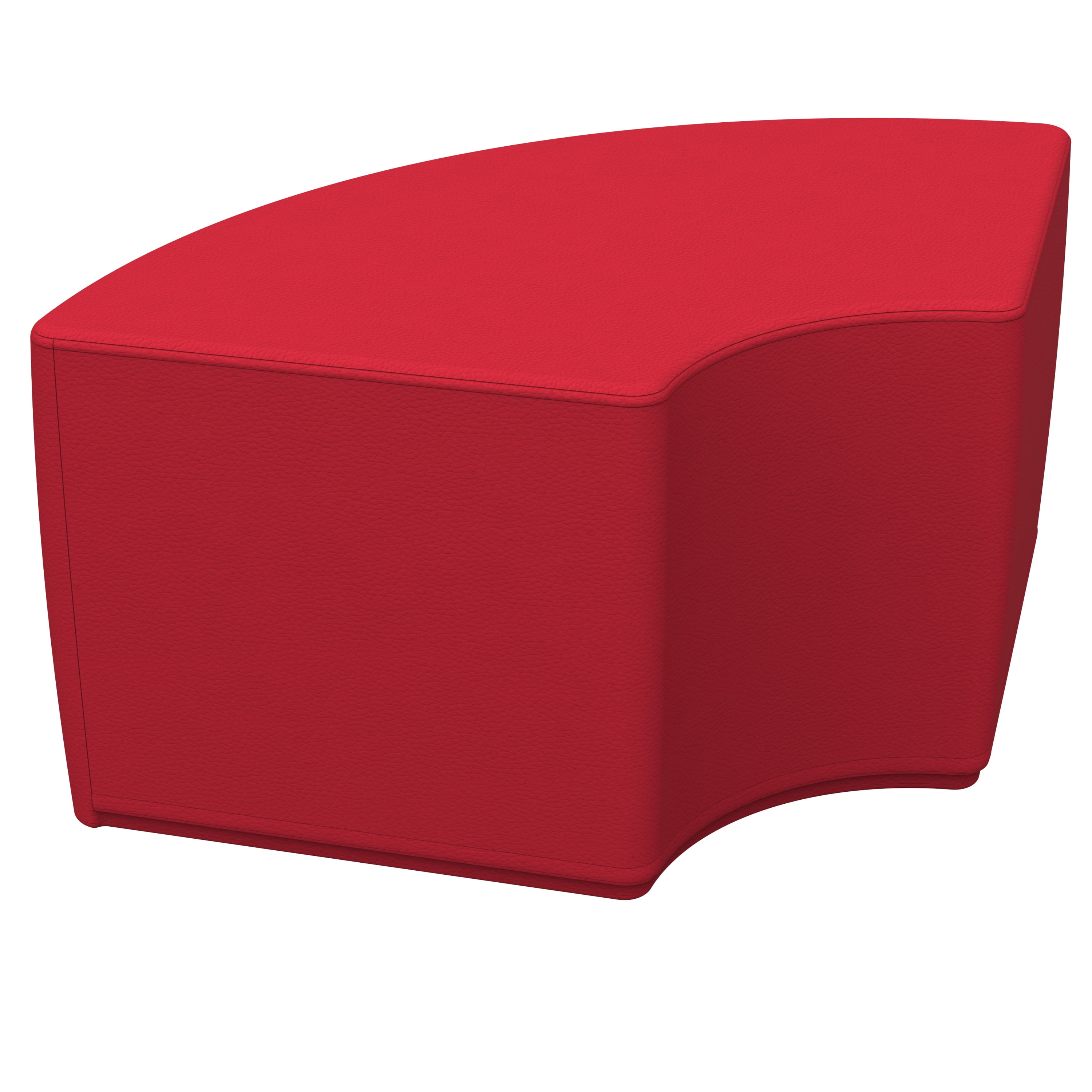 SoftZone® Quarter Circle Ottoman Standard - Red - Walmart.com