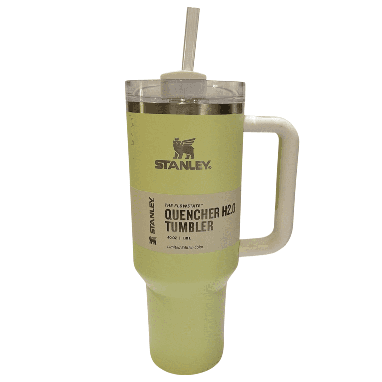 Stanley The Quencher H2.0 FlowState Tumbler Limited Edition Color | 40 oz - Citron, Size: 40oz, Green