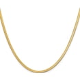 thumbnail image 3 of 14K Yellow Gold 2.5Mm Silky Herringbone Chain (Width 2.5) (Length 16) - Jbsp, 3 of 5