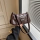 thumbnail image 5 of Bolso de hombro para mujer con diseño de cocodrilo bolso con asa superior de cuero PU bolso para axila femenino, 5 of 9