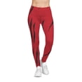 thumbnail image 3 of Effete Feline Claw Marks Scratch Women Casual Leggings (AOP), 3 of 6