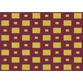 thumbnail image 1 of Ahgly Company Machine Washable Indoor Rectangle Transitional Orange Area Rugs, 2' x 4', 1 of 7