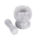 thumbnail image 2 of Hermoso Mortero De Mármol Pulido Blanco Y Gris Veteado Para Especias Con Hierbas Para Especias, Juego De Triturador De Pastillas Para Ajo, Especias, Piedra, Cocina, Hogar, Interior Cateissary HA015859-00, 2 of 6
