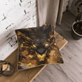 thumbnail image 5 of KLL Cool Black Gold Dragon Decorative Throw Pillow Covers Velvet Soft for Couch Sofa Bedroom Living Room Outdoor (No pillow core)- 16"x16", 5 of 5