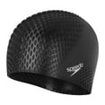 thumbnail image 1 of Speedo Bonnet de Bain Aquafitness en Silicone Texturé à Bulles Unisexe Adulte - Noir, Taille Unique, 1 of 1