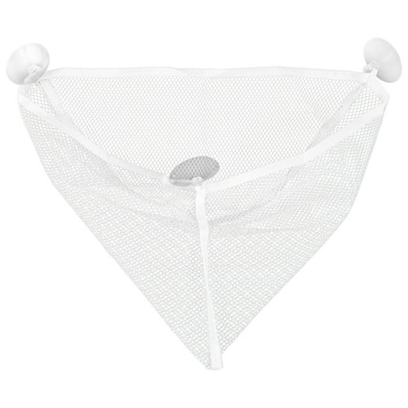 Miangastore Organisateur de Jouets de Bain Sac de Jouets d'Angle à Ventouse Sac de Rangement pour Jouets de Bain pour Bébé Sac en Maille pour Salle de Bain
