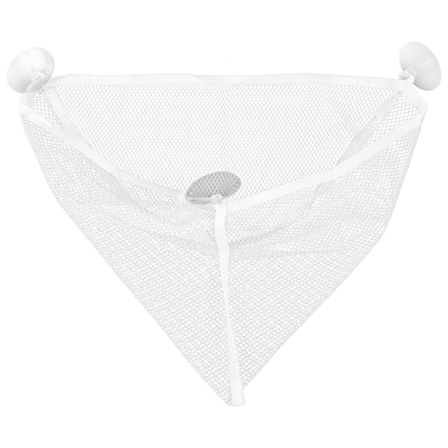 Miangastore Organisateur de Jouets de Bain Sac de Jouets d'Angle à Ventouse Sac de Rangement pour Jouets de Bain pour Bébé Sac en Maille pour Salle de Bain