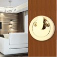 thumbnail image 2 of Abbracc Brass Cylinder Door Lock Security Dead Bolt Locks With 3 Keys #4 4, 2 of 9