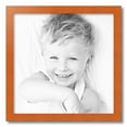 thumbnail image 2 of ArtToFrames 20x20 Inch Orange Picture Frame, This Red Wood Poster Frame is Great for Your Art or Photos, Comes with 060 Plexi Glass (4607), 2 of 8