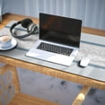 thumbnail image 3 of Long Mouse Pads for Desk,Blue Geometric Striped Pattern Desk Mats on Top Of Desks, Desk Mouse Pad Extra Large with 3mm Non-Slip Base and Stitched Edge for Gaming,Office,Work,Home 35.4"x15.7", 3 of 6