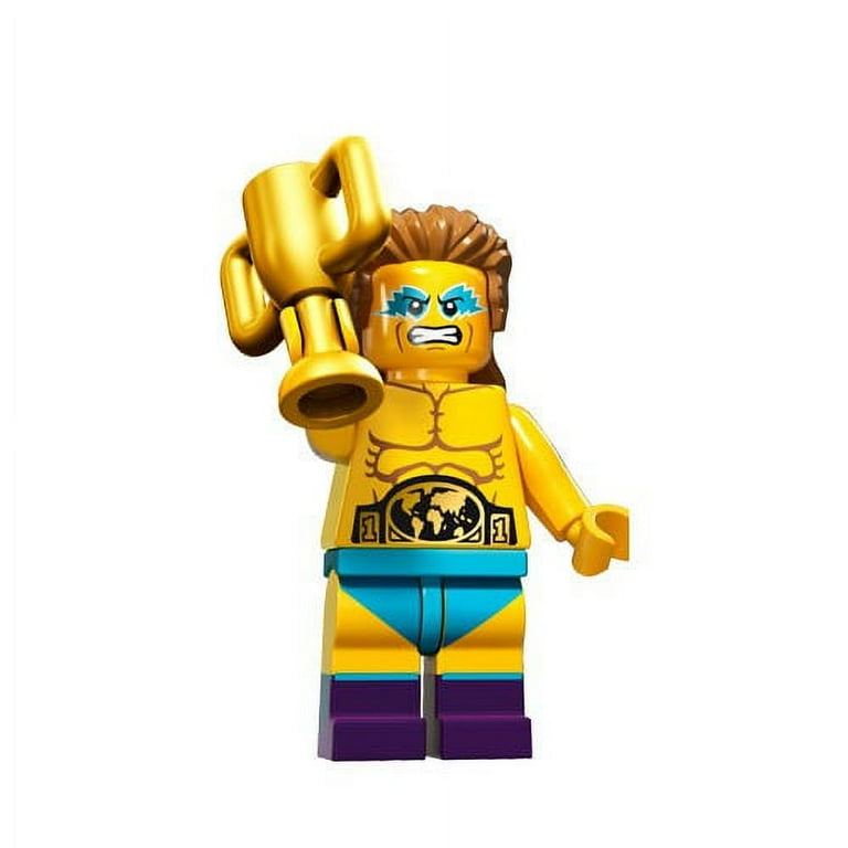 LEGO Series 15 Wrestling Champion Minifigure, Collectible Figure