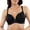 Black, variant on Elise Underwire Full Bust Everyday T-Shirt Bra, Bare, 30DDD