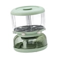 thumbnail image 4 of Dispensador de Cereales Dispensador de Cubo de Arroz, Contenedor de Arroz Giratorio de 6 degree, Caja de Almacenamiento de Arroz Impermeable Automática Par Verde Sunnimix contenedor de almacenamiento de arroz, 4 of 8