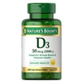 thumbnail image 4 of Nature's Bounty Vitamin D3, Immune and Bone Health Support, 50 mcg, Softgels, 240 Ct, 4 of 9