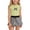 Green, variant on Girls Summer Outfit Sets, Cute Sleeveless 2 Piece School Kids Clothing Sets Green Size 2-3T