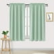 thumbnail image 4 of Xihbxyly Cortinas de Seda Escandinavas, Aislamiento Térmico, Ahorro de Energía, Decoración para Dormitorio y Cocina, Reducción de Ruido, Fácil Instalación, Oscuridad Total, 1 Juego de Cortinas, 140 X, 4 of 4
