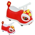 thumbnail image 4 of Jnismy Wiggle Car Ride on Toy -No Batteries, Gears or Pedals - Twist, Swivel, Go - Outdoor Ride Ons for Kids 2-4 Years (Red), 4 of 12