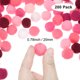 thumbnail image 3 of Uxcell Paquete de 200 Pompones para Manualidades, 0.79" (20mm) Serie Rojo Rosa Suave y Esponjoso Pompones Multicolores, 3 of 7