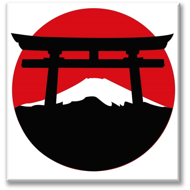 Cuadro Canva Pixtreats Listo Para Colgar Tipo Galería Japón 100X100 cm