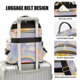 thumbnail image 3 of FORMRS Mini Backpack Purse for Women Travel Daypack Casual Shoulder Bag, Purple Clouds, 3 of 7