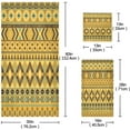 thumbnail image 3 of GZHJMY Towel Set of 3,Boho Pattern Tribal Ethnic Motifs 1 Bath Towel, 1 Towel, 1 Small Square Towel, Strong Soft and Compact Absorbent Yoga Gym Hotel Excellent Choice., 3 of 7