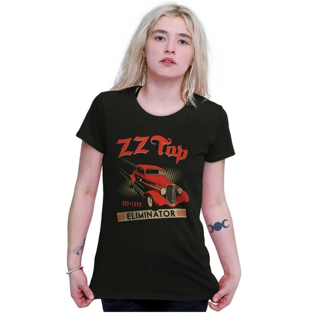 Brisco Brands Music Tees Shirts Tshirts For Womens ZZ Top Vintage
