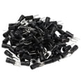 thumbnail image 2 of Insulated Crimping Connector, Copper  Conductivity U Type Terminals 100PCS  For 16-14AWG Electrical Cables, 2 of 8