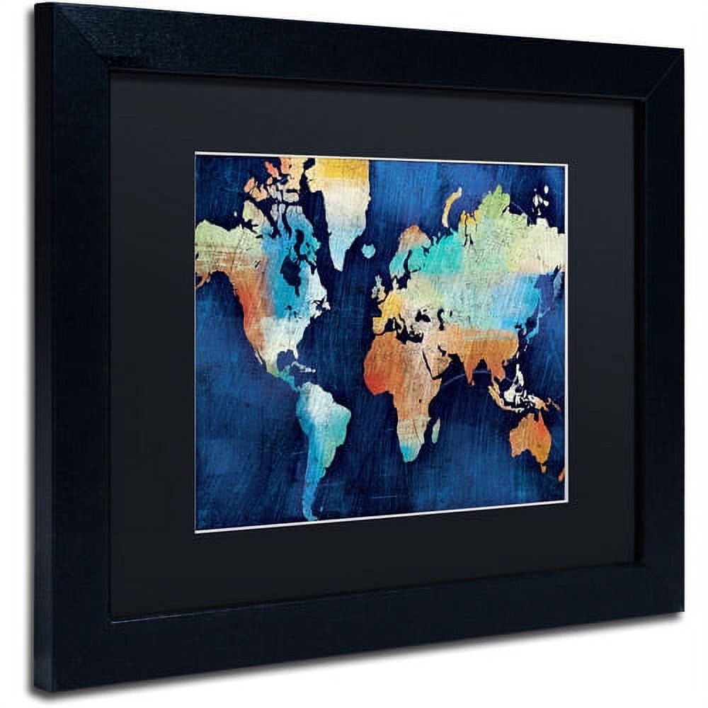 Trademark Fine Art "Seasons Change" Canvas Art by Michael Mullan, Black Matte, Black Frame