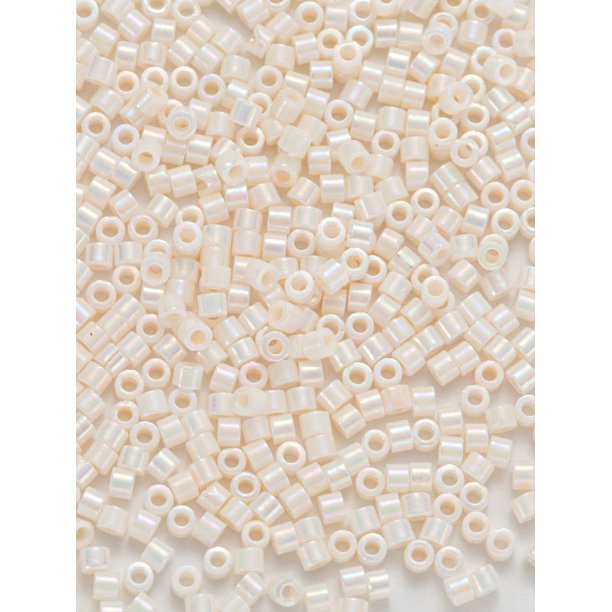 1800pcs/set High-end Glass Seed Beads With Uniform Size and Opaque AB Finish For Bracelet Making