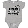 thumbnail image 3 of Inktastic I Hooked Auntie's Heart with Fishing Rod Boys or Girls Baby Bodysuit, 3 of 5