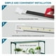 thumbnail image 5 of Luces de cultivo Mosthink LED de espectro completo de 5500 K, paquete de 4 unidades con temporizador, 5 of 6