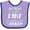 Lavender and Purple, variant on Inktastic My Mom is an EMT and a Hero Boys or Girls Baby Bib