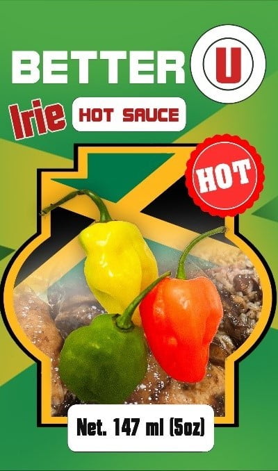 Better U Irie Hot Sauce Combo 12 Pack, 5 Ounce