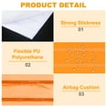 thumbnail image 3 of Uxcell Reflective Stickers, Waterproof Adhesive Night Warning Sticker High Visibility Safety Reflector Tape Strips Orange Yellow, 3 of 7