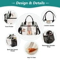 thumbnail image 3 of FORMRS Insulated Lunch Bag Unisex Large Capacity with Shoulder Strap, Holiday Train, 3 of 6