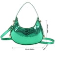 thumbnail image 2 of Bolso de mujer con diseño de cocodrilo, Bolso de hombro de PU, elegante Bolso de mano para mujer (verde), 2 of 5