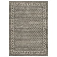 thumbnail image 4 of 5' X 8' Gray And Beige Diamond Area Rug With Fringe, 4 of 5