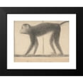 thumbnail image 2 of Georges Seurat 18x14 Black Modern Framed Museum Art Print Titled - Monkey (1884), 2 of 5