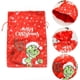 thumbnail image 2 of ZHAOCHENG Bolsa de regalo de lona navideña, bolsa de regalo navideña reutilizable con cuerda de Papá Noel, 2 of 5