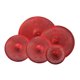 thumbnail image 2 of Paquete de 5 platillos de bajo volumen, platillos silenciosos para práctica, de aleación resistente, 14" Hi Hat 16" Rojo, 2 of 9