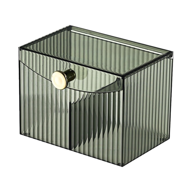 Tumotour Cosmetic Compartments Storage Box Plastic Desktop Miscellaneous Storage Box Large Capacity Good Storage Jewelry Mask Organizing Storage Box