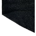 thumbnail image 4 of Better Trends Oval Braided Rug 24"x 40" 100% Cotton Rug for Indoor Use, Area Rug for Bedroom Chenille Solid Collection - (Black), 4 of 5