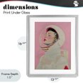 thumbnail image 4 of Stupell Industries Contemporary Pink Astronaut Girl Gray Framed Print Under Glass, 13 x 16, by The Prints Vibe, 4 of 8