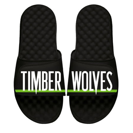 

Men s ISlide Black Minnesota Timberwolves Statement Slide Sandals