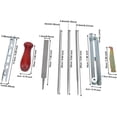 thumbnail image 4 of Monstrate Kit de herramientas duradero para reparación y mantenimiento de sierras de cadena, herramienta de reparación, lima de calibre de Almacenamiento y organización del hogar, 4 of 5