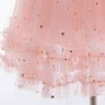thumbnail image 7 of 2T Baby Girls Dress Toddler Girls Princess Dress Tulle Party Dress 3T Girls Sleeveless Stars Sequins Solid Color Dress Pink, 7 of 7